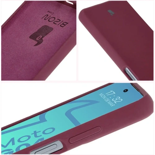 Kup Silikonowe etui Bizon Soft Case do Motorola Moto G04 ciemnofioletowe - BIZ6242 - {ean13} - Sklep Home Screen