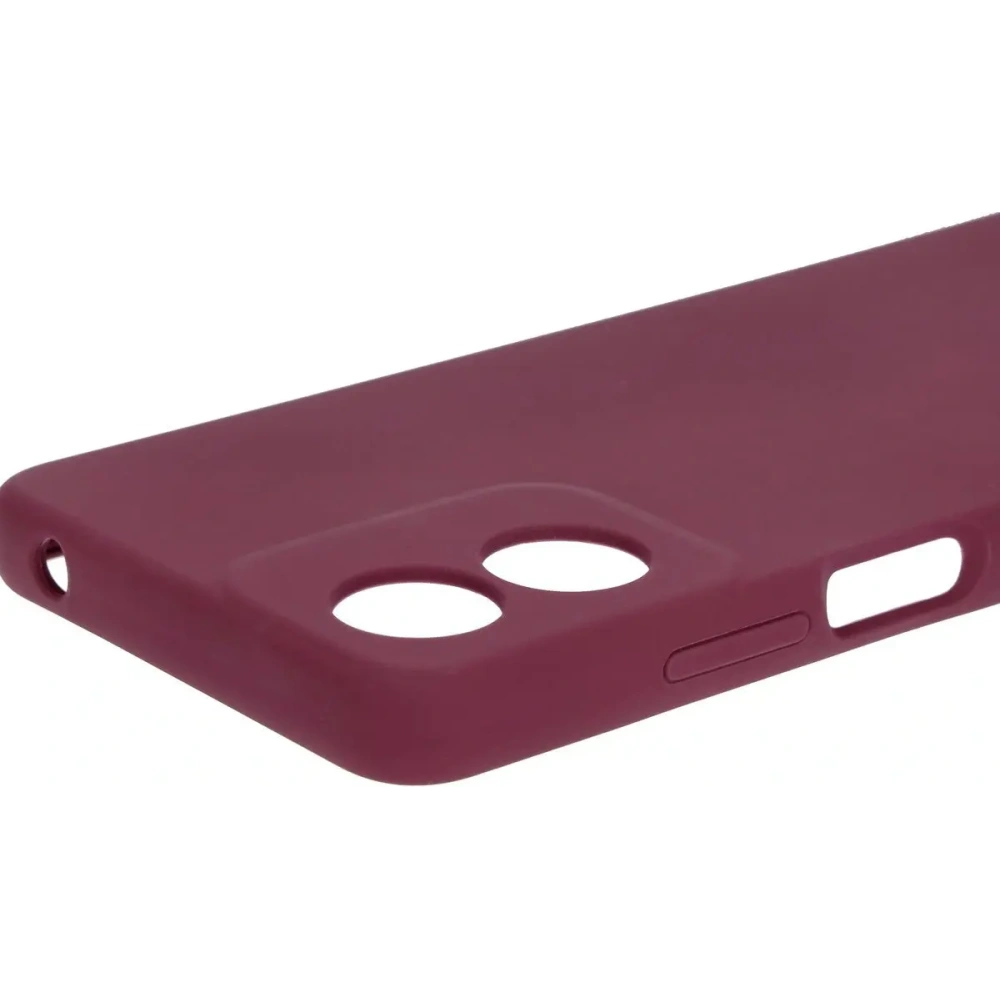 Silikonowe etui Bizon Soft Case do Motorola Moto G04 ciemnofioletowe