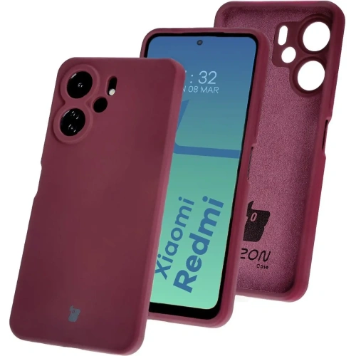 Kup Bizon puha tok Xiaomi Redmi 13C 4G / Xiaomi Redmi 13C 5G / Xiaomi Poco C65 sötétlila - BIZ6243 - {ean13} - Sklep Home Screen