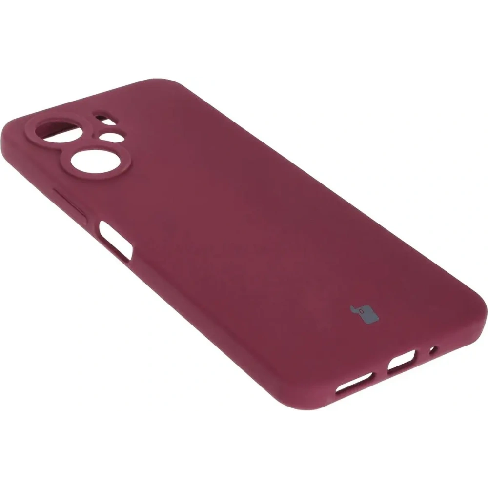 Silikonowe etui Bizon Soft Case do Xiaomi Redmi 13C 4G / Xiaomi Redmi 13C 5G / Xiaomi Poco C65 ciemnofioletowe