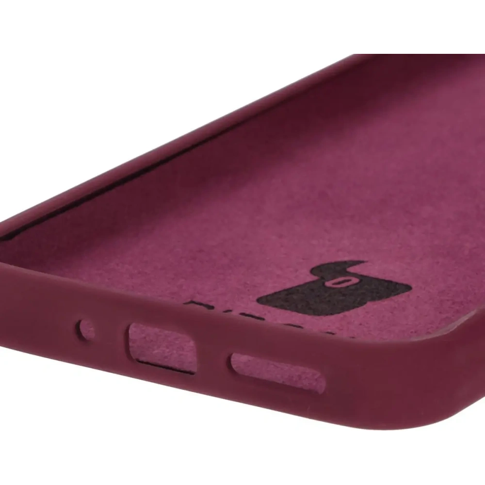 Silikonowe etui Bizon Soft Case do Xiaomi Redmi 13C 4G / Xiaomi Redmi 13C 5G / Xiaomi Poco C65 ciemnofioletowe