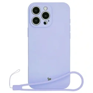 Kup Silikonowe etui z pierścieniem magnetycznym Bizon Case Silicone Magnetic do Apple iPhone 16 Pro jasnofioletowe - BIZ6245 - {ean13} - Sklep Home Screen