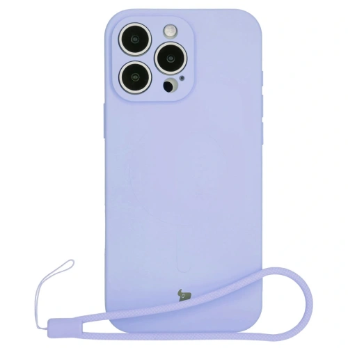 Kup Silikonové pouzdro s magnetickým kroužkem Bizon Case Silicone Magnetic pro Apple iPhone 16 Pro světle fialové - BIZ6245 - {ean13} - Sklep Home Screen