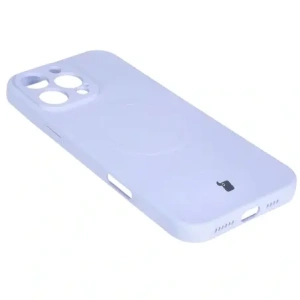 Kup Silikonowe etui z pierścieniem magnetycznym Bizon Case Silicone Magnetic do Apple iPhone 16 Pro jasnofioletowe - BIZ6245 - {ean13} - Sklep Home Screen
