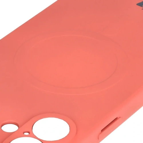 Kup Silikonové pouzdro s magnetickým kroužkem Bizon Case Silicone Magnetic pro Apple iPhone 16 Plus v barvě špinavě růžové - BIZ6251 - {ean13} - Sklep Home Screen