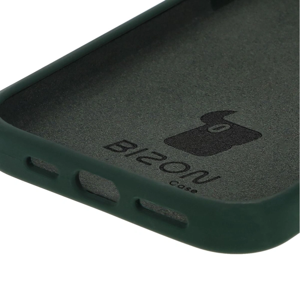 Silikonowe etui Bizon Soft Case do Apple iPhone 16 Pro Max ciemnozielone