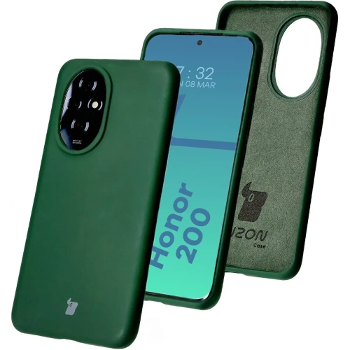 Kup Silikonowe etui Bizon Soft Case do Honor 200 ciemnozielone - BIZ6255 - {ean13} - Sklep Home Screen