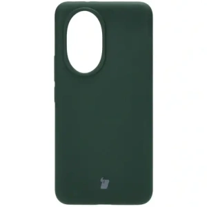 Silikonowe etui Bizon Soft Case do Honor 200 ciemnozielone