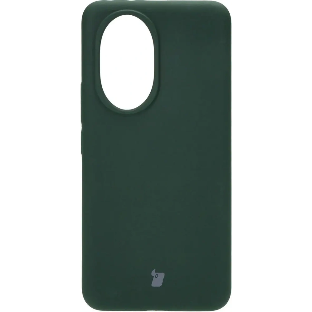 Silikonowe etui Bizon Soft Case do Honor 200 ciemnozielone