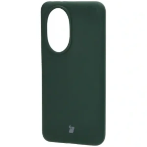 Silikonowe etui Bizon Soft Case do Honor 200 ciemnozielone