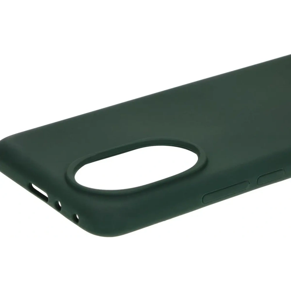 Silikonowe etui Bizon Soft Case do Honor 200 ciemnozielone