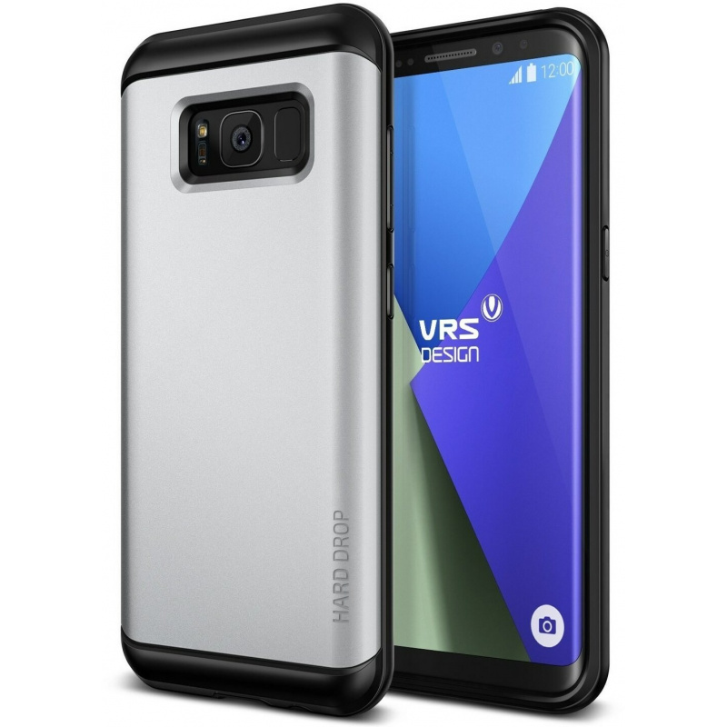 Etui VRS Design Hard Drop Samsung Galaxy S8 Plus Light Silver