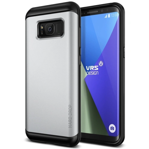 Etui VRS Design Hard Drop Samsung Galaxy S8 Plus Light Silver
