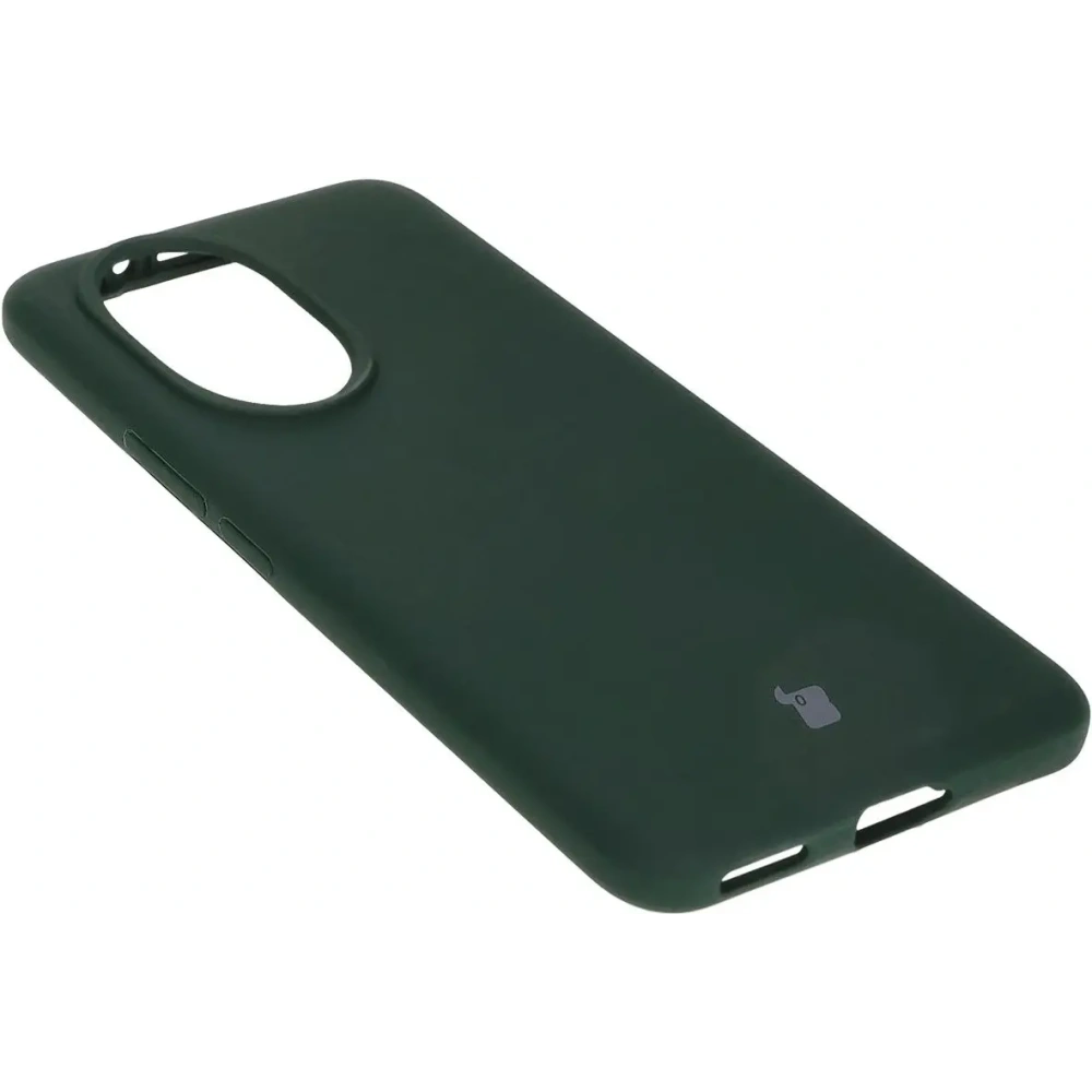 Silikonowe etui Bizon Soft Case do Honor 200 ciemnozielone