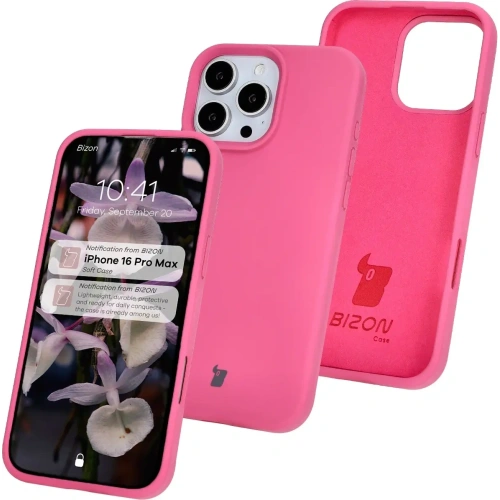 Kup Bizon Soft Case Apple iPhone 16 Pro Max fuchsia - BIZ6256 - {ean13} - Sklep Home Screen