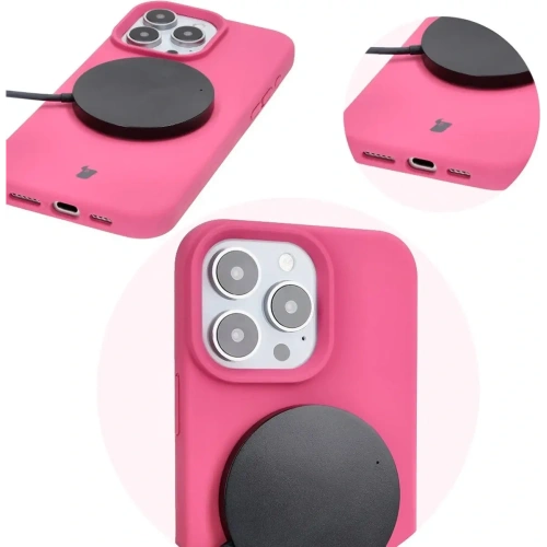 Kup Bizon Soft Case Apple iPhone 16 Pro Max fuchsia - BIZ6256 - {ean13} - Sklep Home Screen