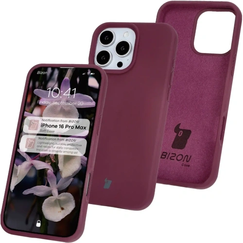 Kup Bizon Soft Case Apple iPhone 16 Pro Max dunkel lila - BIZ6257 - {ean13} - Sklep Home Screen