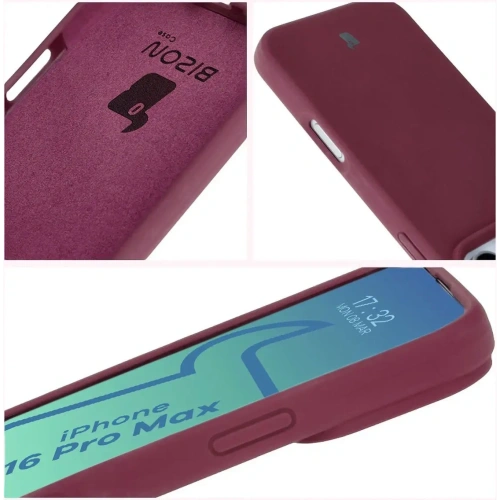 Kup Bizon Soft Case Apple iPhone 16 Pro Max dunkel lila - BIZ6257 - {ean13} - Sklep Home Screen