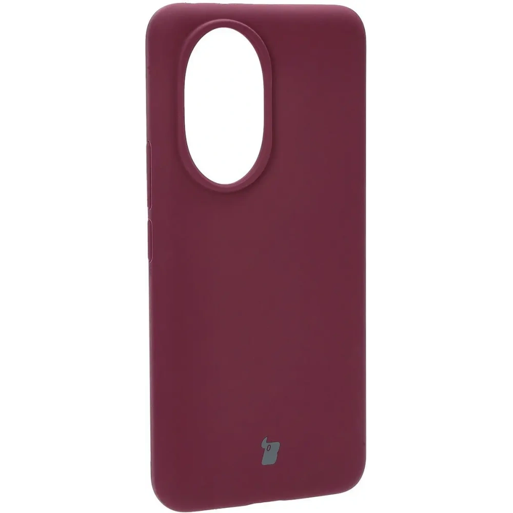 Silikonowe etui Bizon Soft Case do Honor 200 ciemnofioletowe