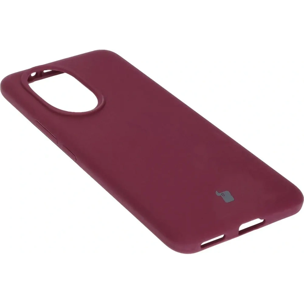 Silikonowe etui Bizon Soft Case do Honor 200 ciemnofioletowe