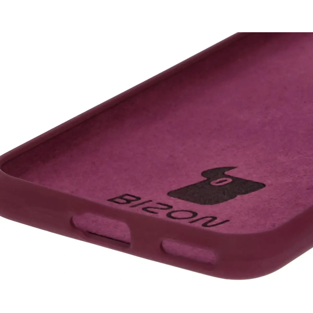 Silikonowe etui Bizon Soft Case do Honor 200 ciemnofioletowe