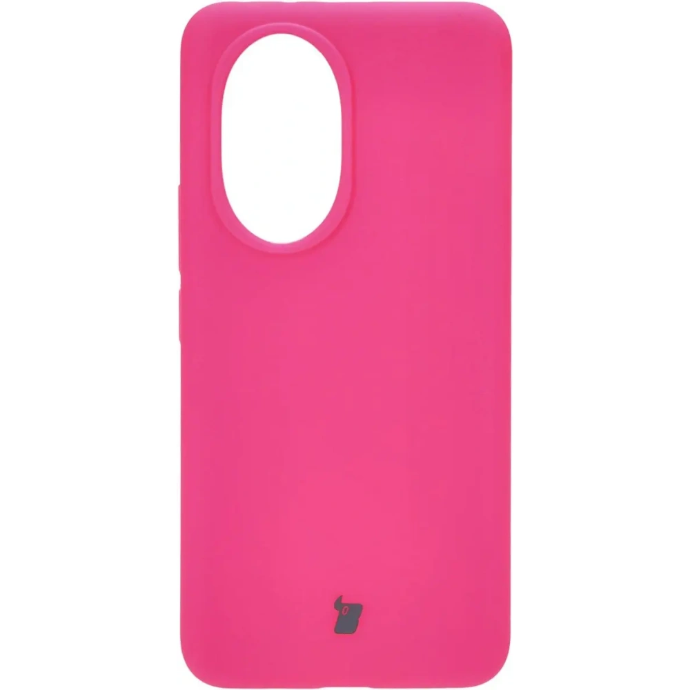 Silikonowe etui Bizon Soft Case do Honor 200 neonowo-różowe