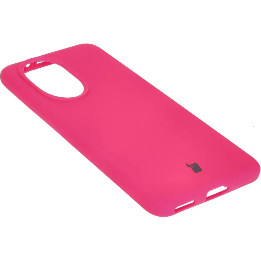 Silikonowe etui Bizon Soft Case do Honor 200 neonowo-różowe