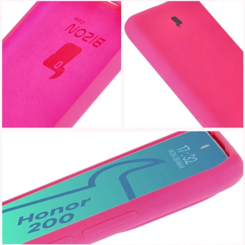 Kup Silikonowe etui Bizon Soft Case do Honor 200 neonowo-różowe - BIZ6259 - {ean13} - Sklep Home Screen