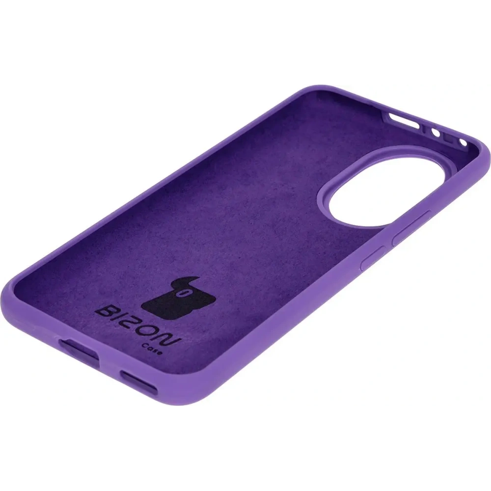 Silikonowe etui Bizon Soft Case do Honor 200 fioletowe