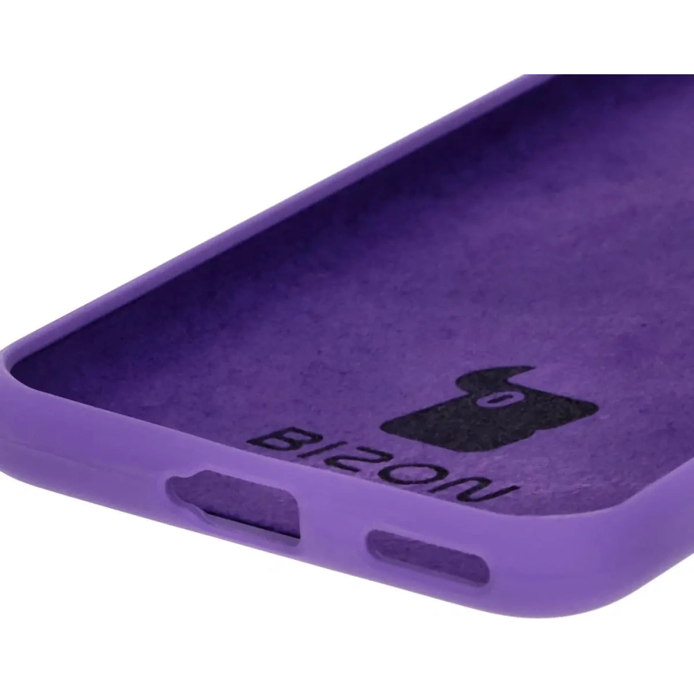 Silikonowe etui Bizon Soft Case do Honor 200 fioletowe