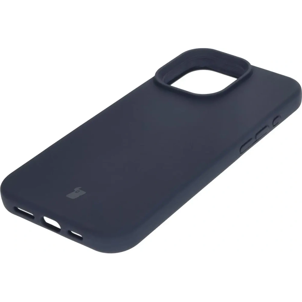 Silikonowe etui Bizon Soft Case do Apple iPhone 16 Pro Max ciemnoniebieskie
