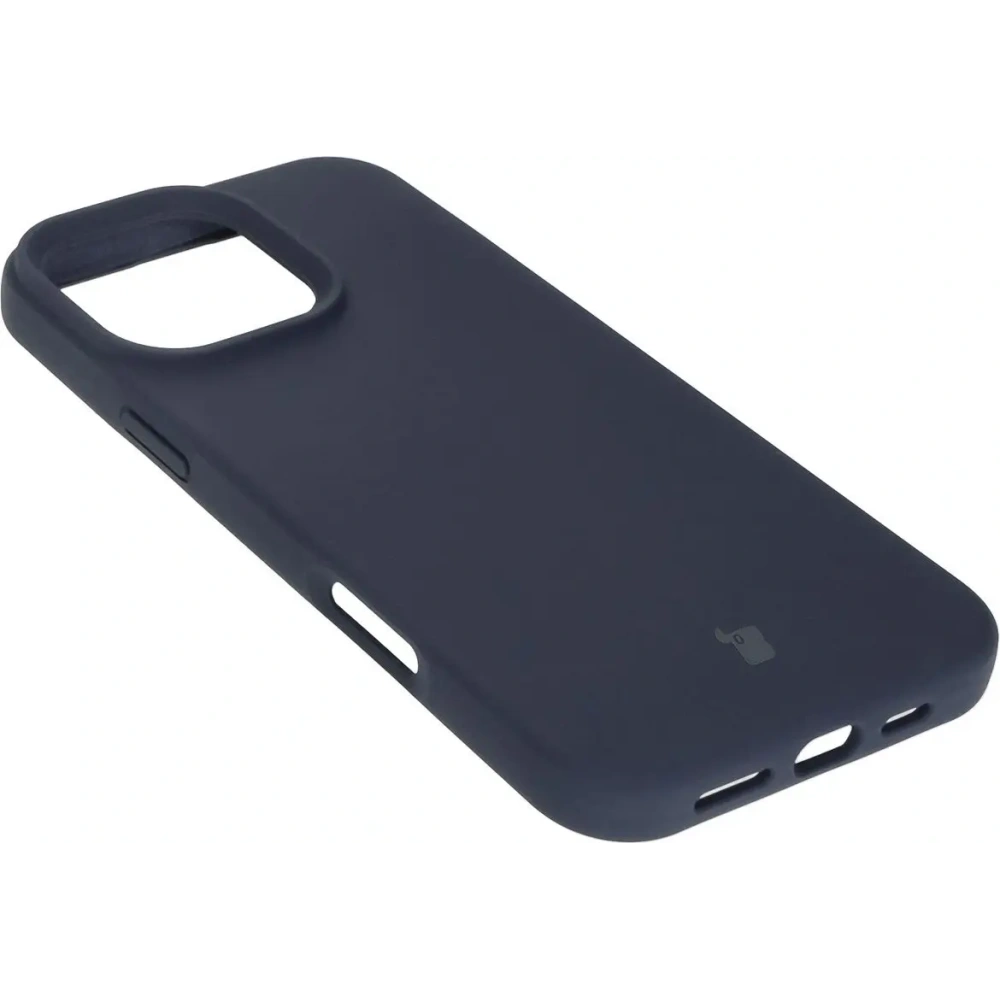 Silikonowe etui Bizon Soft Case do Apple iPhone 16 Pro Max ciemnoniebieskie