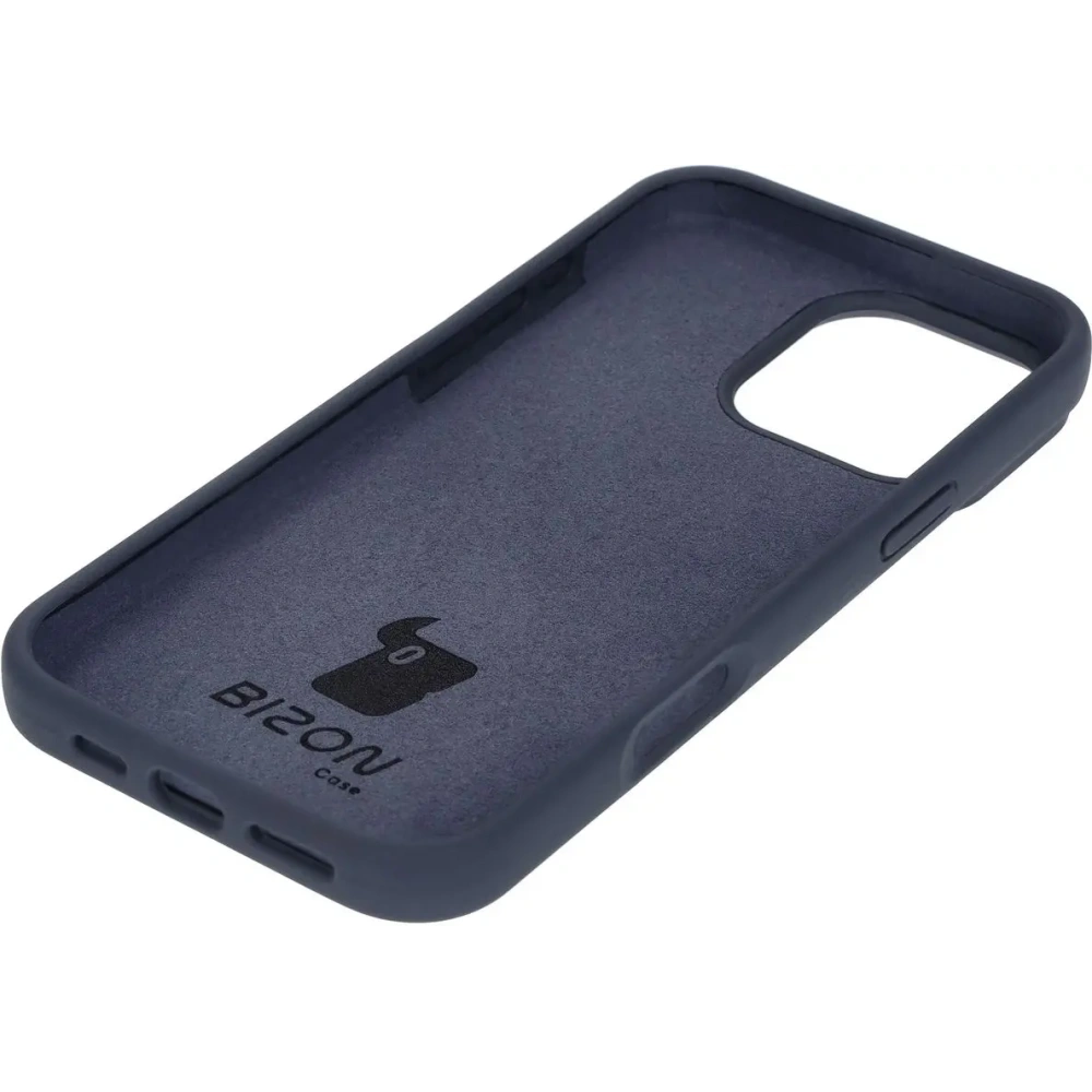 Silikonowe etui Bizon Soft Case do Apple iPhone 16 Pro Max ciemnoniebieskie
