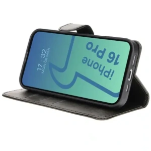 Kup Etui z klapką Bizon Case Pocket do Apple iPhone 16 Pro czarne - BIZ6262 - {ean13} - Sklep Home Screen