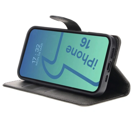 Kup Etui z klapką Bizon Case Pocket do Apple iPhone 16 černé - BIZ6263 - {ean13} - Sklep Home Screen
