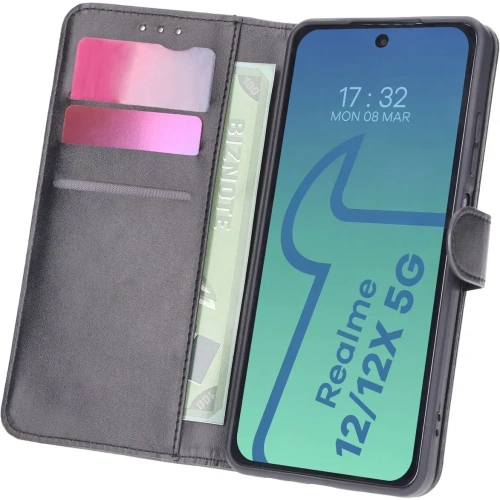Kup Etui z klapką Bizon Case Pocket do Realme 12 / 12x czarne - BIZ6265 - {ean13} - Sklep Home Screen