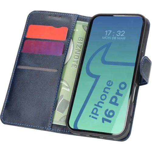 Buy Bizon Case Pocket Apple iPhone 16 Pro navy blue - BIZ6266 - {ean13} - Home Screen Store Europe