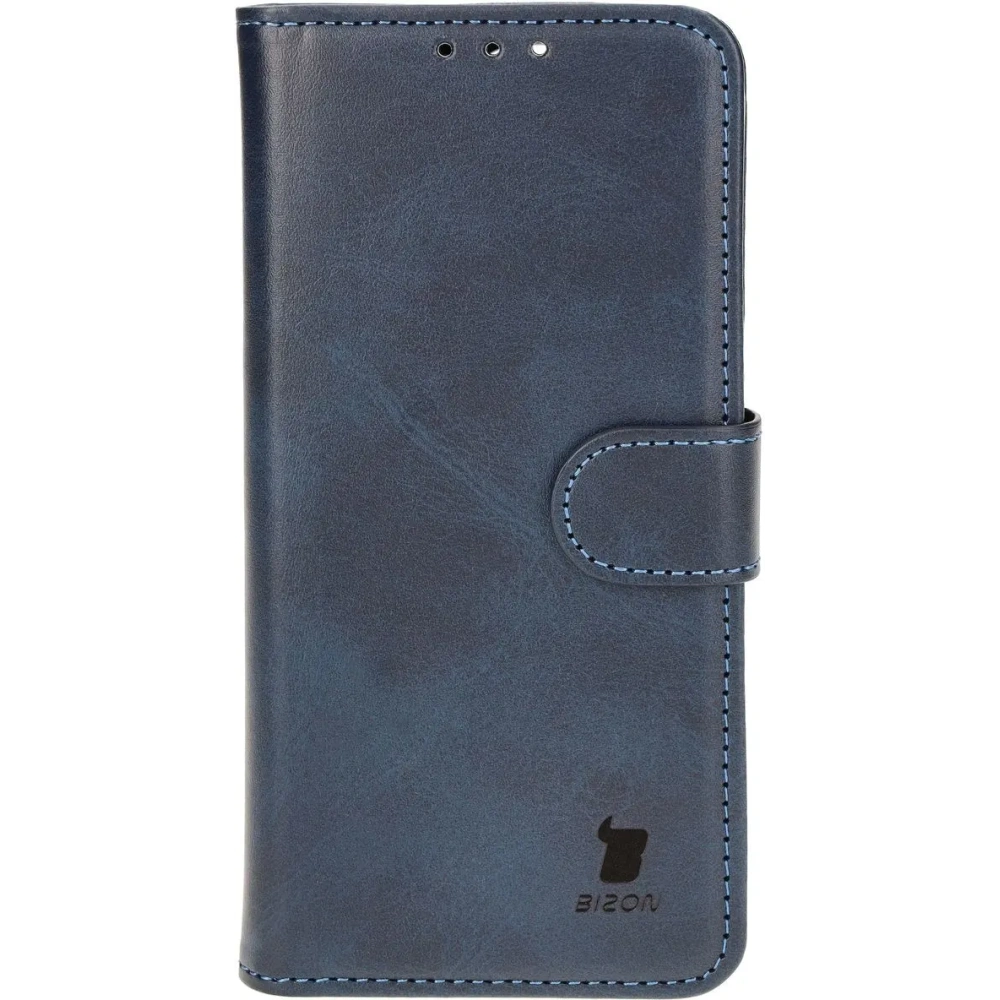 Etui z klapką Bizon Case Pocket do Apple iPhone 16 Pro granatowe