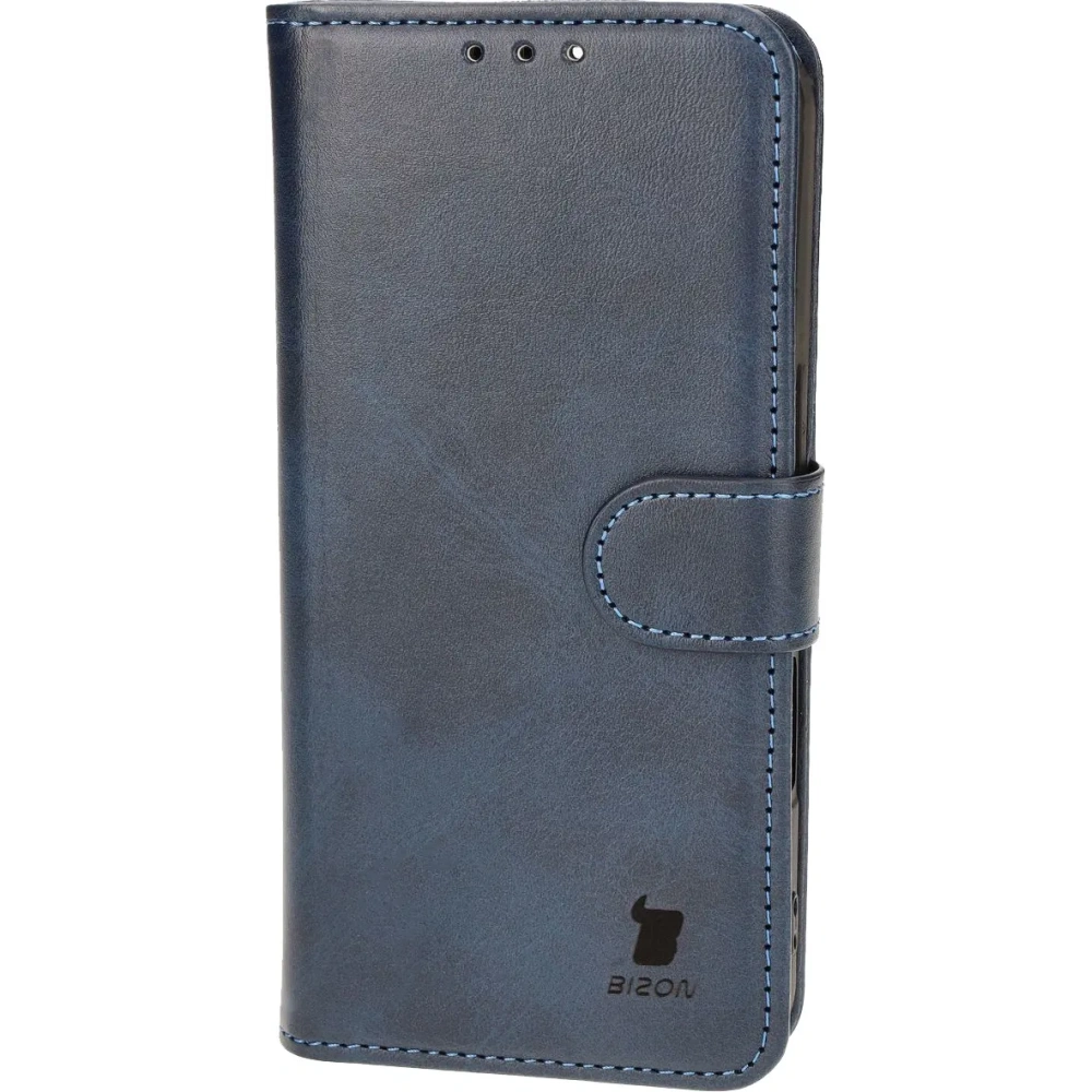 Etui z klapką Bizon Case Pocket do Apple iPhone 16 Pro granatowe