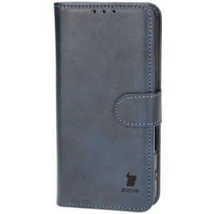 Etui z klapką Bizon Case Pocket do Apple iPhone 16 granatowe