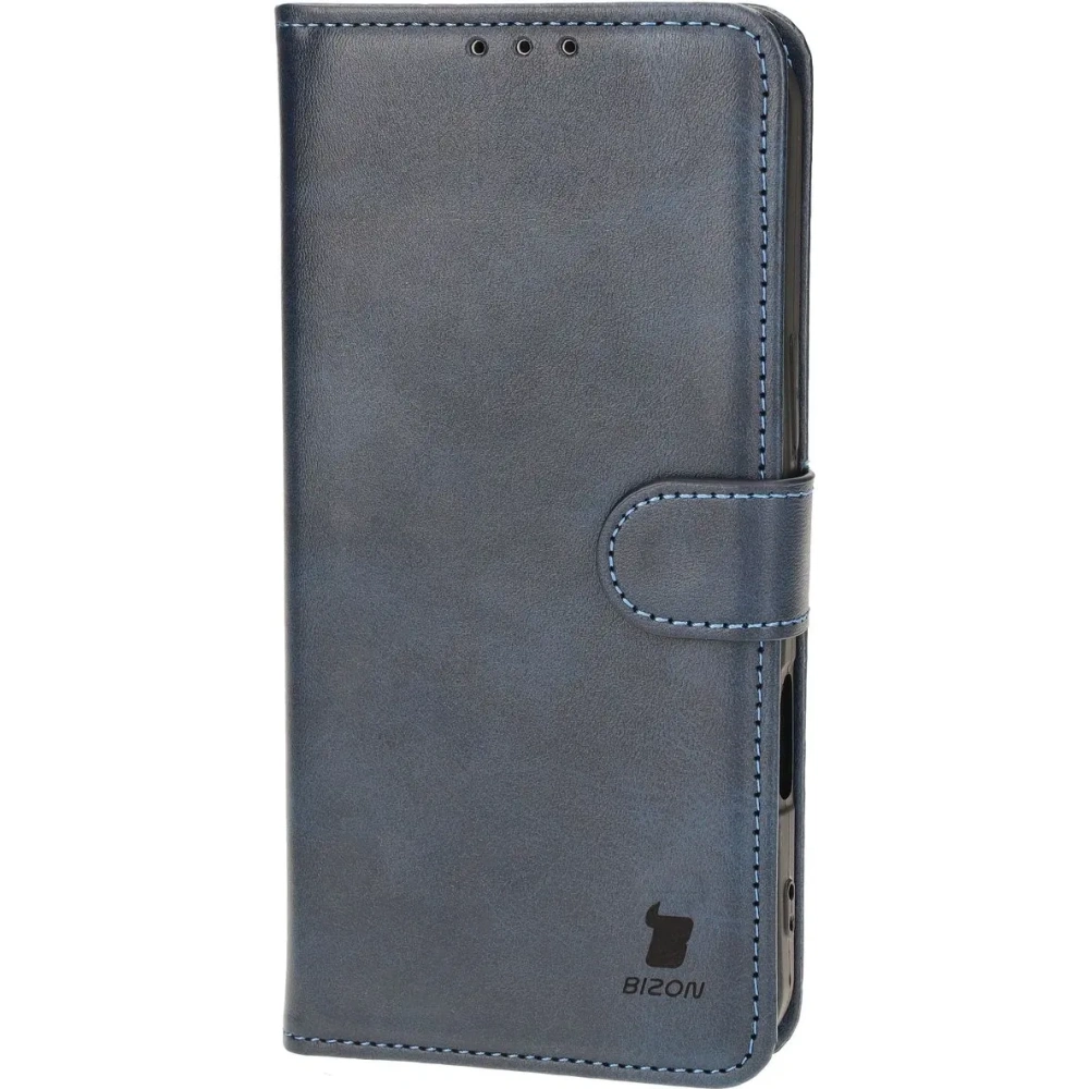 Etui z klapką Bizon Case Pocket do Apple iPhone 16 Plus granatowe