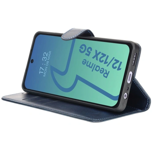 Kup Etui z klapką Bizon Case Pocket do Realme 12 / 12x granatowe - BIZ6269 - {ean13} - Sklep Home Screen