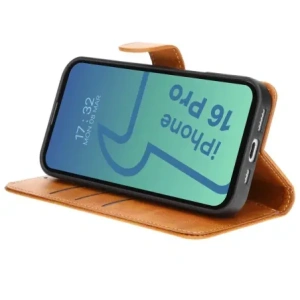 Kup Etui z klapką Bizon Case Pocket do Apple iPhone 16 Pro brązowe - BIZ6270 - {ean13} - Sklep Home Screen