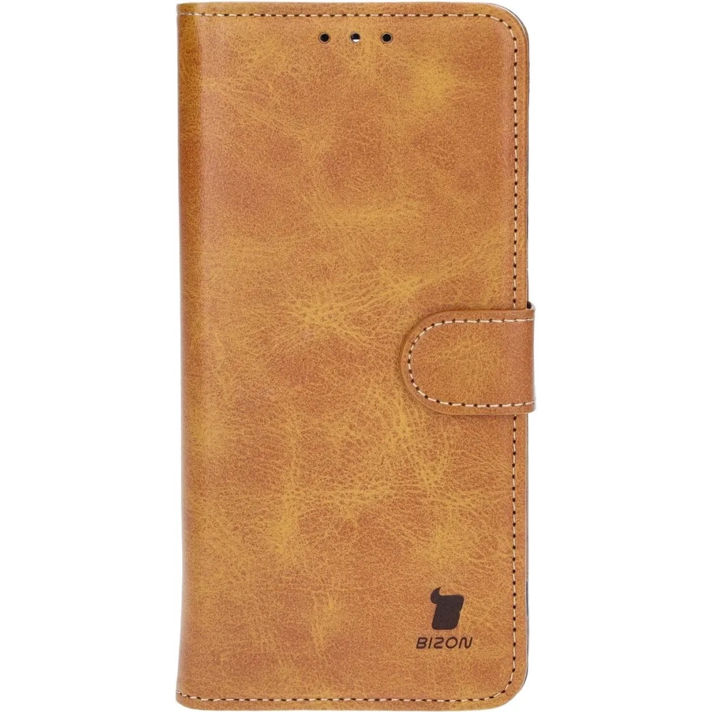 Etui z klapką Bizon Case Pocket do Realme 12 / 12x brązowe