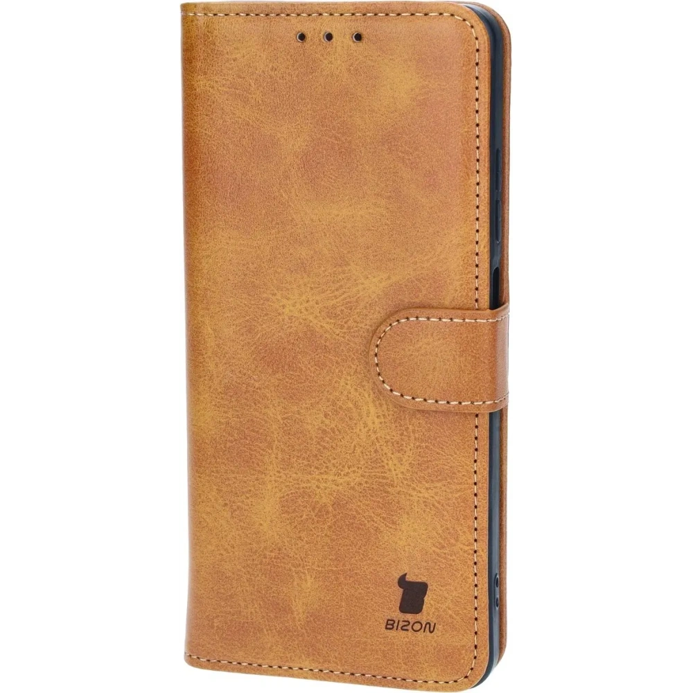 Etui z klapką Bizon Case Pocket do Realme 12 / 12x brązowe