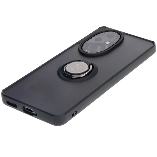 Kup Etui s držákem na prst Bizon Case Hybrid Ring pro Honor 200 Pro kouřové s černým rámečkem - BIZ6274 - {ean13} - Sklep Home Screen