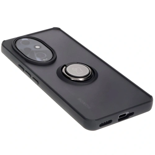 Kup Etui s držákem na prst Bizon Case Hybrid Ring pro Honor 200 Pro kouřové s černým rámečkem - BIZ6274 - {ean13} - Sklep Home Screen