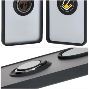 Kup Bizon Case Hybrid Ring Honor 200 Pro fumuriu cu un cadru negru - BIZ6274 - {ean13} - Sklep Home Screen