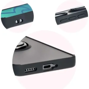 Kup Etui s držákem na prst Bizon Case Hybrid Ring pro Honor 200 Pro kouřové s černým rámečkem - BIZ6274 - {ean13} - Sklep Home Screen