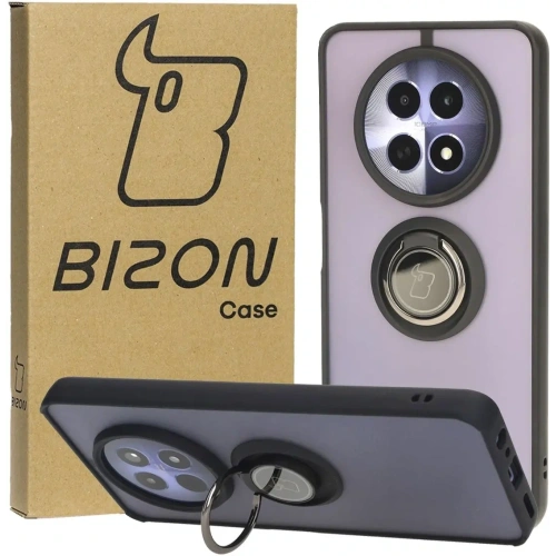 Kup Etui s úchytem na prst Bizon Case Hybrid Ring pro Realme 12 / 12x kouřové s černým rámečkem - BIZ6275 - {ean13} - Sklep Home Screen